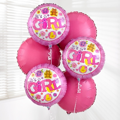 Baby Girl Balloon Bouquet Pack