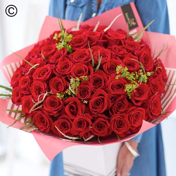Luxury 50 Red Roses