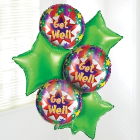 Get Well Balloon Bouquet Pack